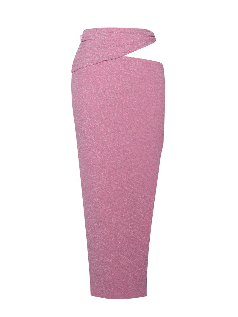 Tia Jersey Cutout Skirt